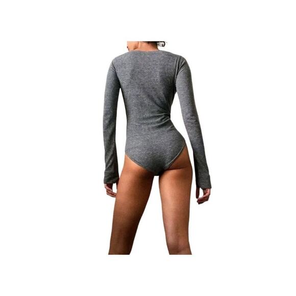 Free People Intimately Henley Thermal Bodysuit Size X Small New‎ - Picture 11 of 16